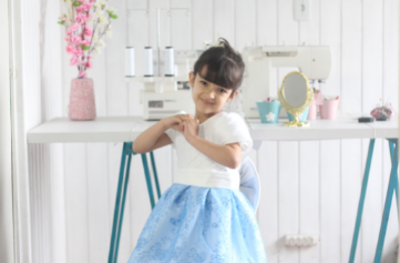 Curso de costura e modelagem de vestido de festa infantil